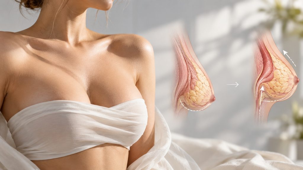 When Your Own Breast Tissue Becomes the Volume: A Closer Look at Implant-Free Breast Aesthetics Learn how implant-free breast aesthetics can reshape existing breast tissue to restore lift, contour and upper-pole fullness without implants.